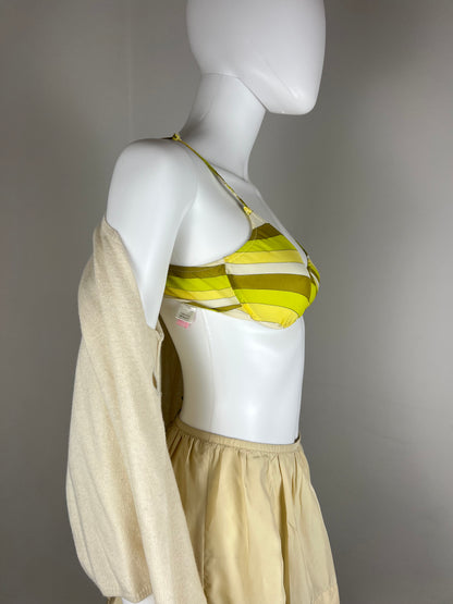 EMILIO PUCCI – Silk Stripe Bra Top
Circa 2005–2007