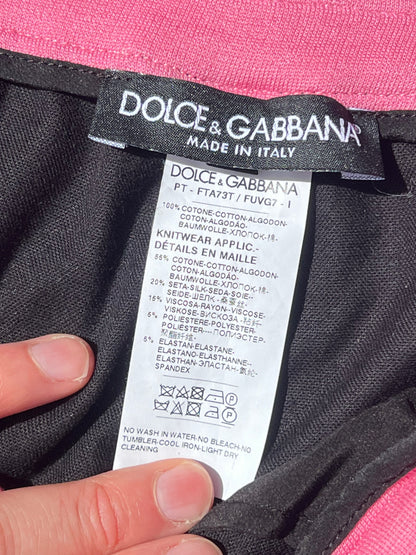 Dolce & Gabbana velvet track pants