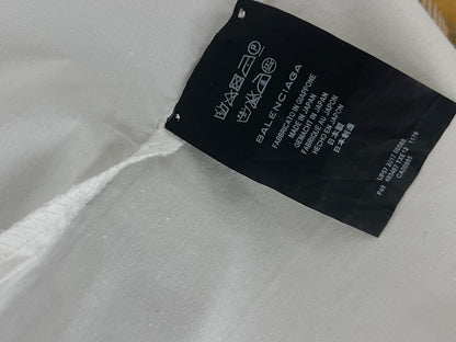 Balenciaga ruffled cotton blouse