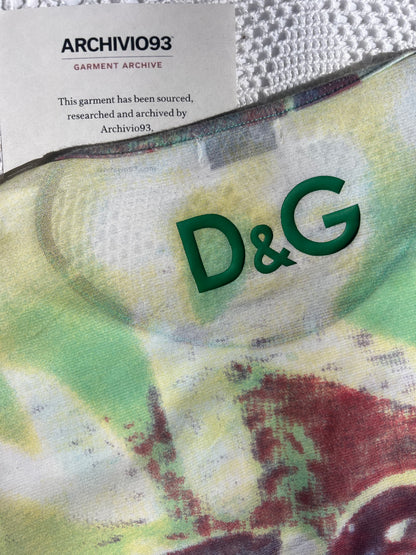 DOLCE & GABBANA
Spray Graphic Mesh Top
Early 2000s