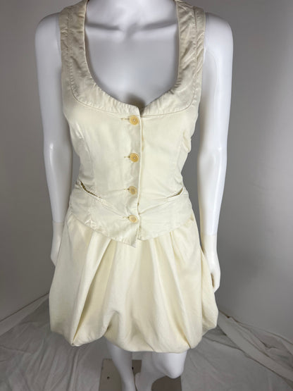 Jean Paul Gaultier Butter Bubble Dress IT 44