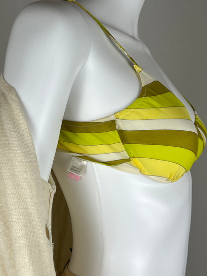 EMILIO PUCCI – Silk Stripe Bra Top
Circa 2005–2007