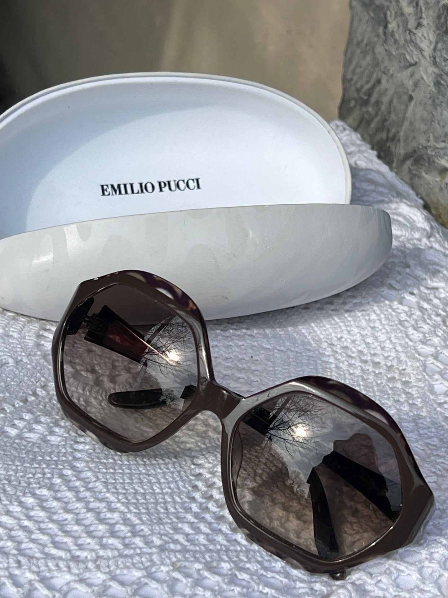 Emilio Pucci Oversized Octagonal Sunglasses
Early 2000s