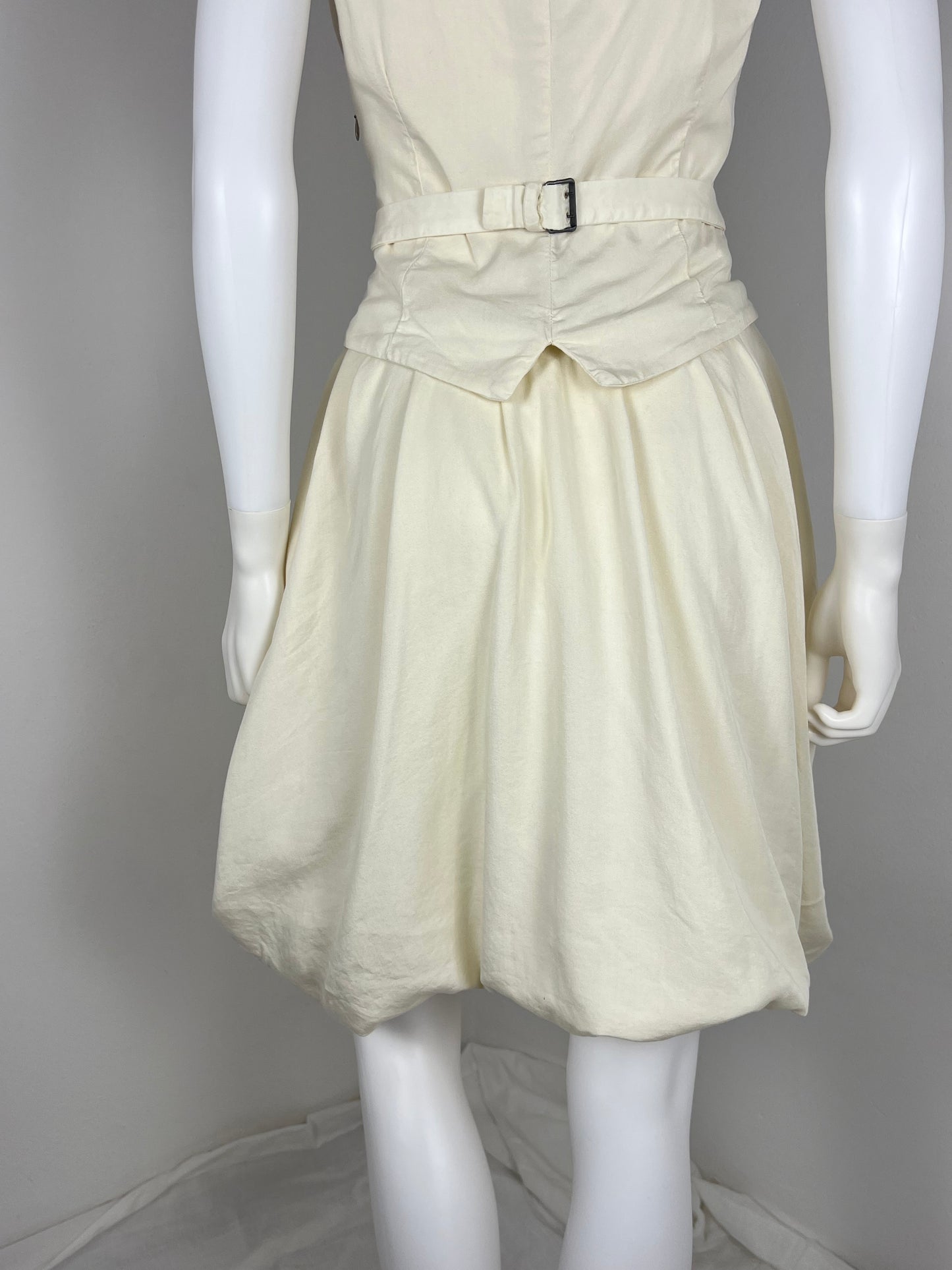 Jean Paul Gaultier Butter Bubble Dress IT 44