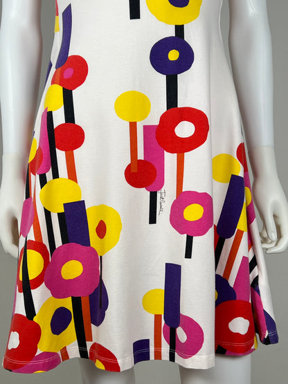 Just Cavalli Abstract Print Empire Dress