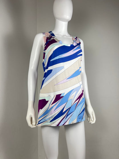 Emilio Pucci Printed Jersey Top / Mini Dress