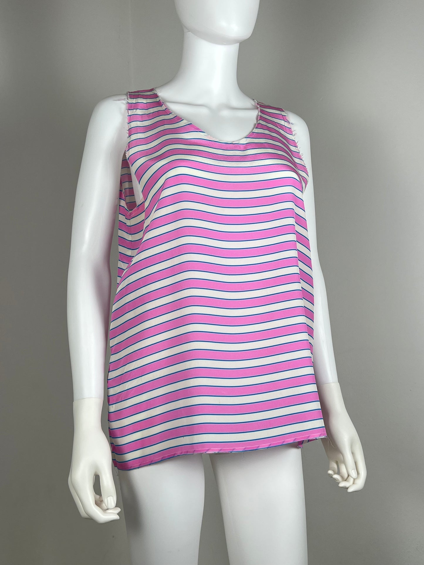 Miu Miu Silk Stripe Tank