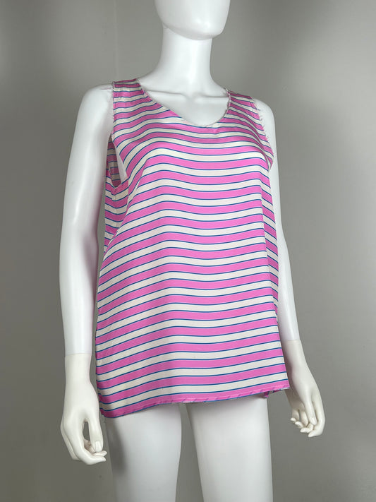Miu Miu Silk Stripe Tank