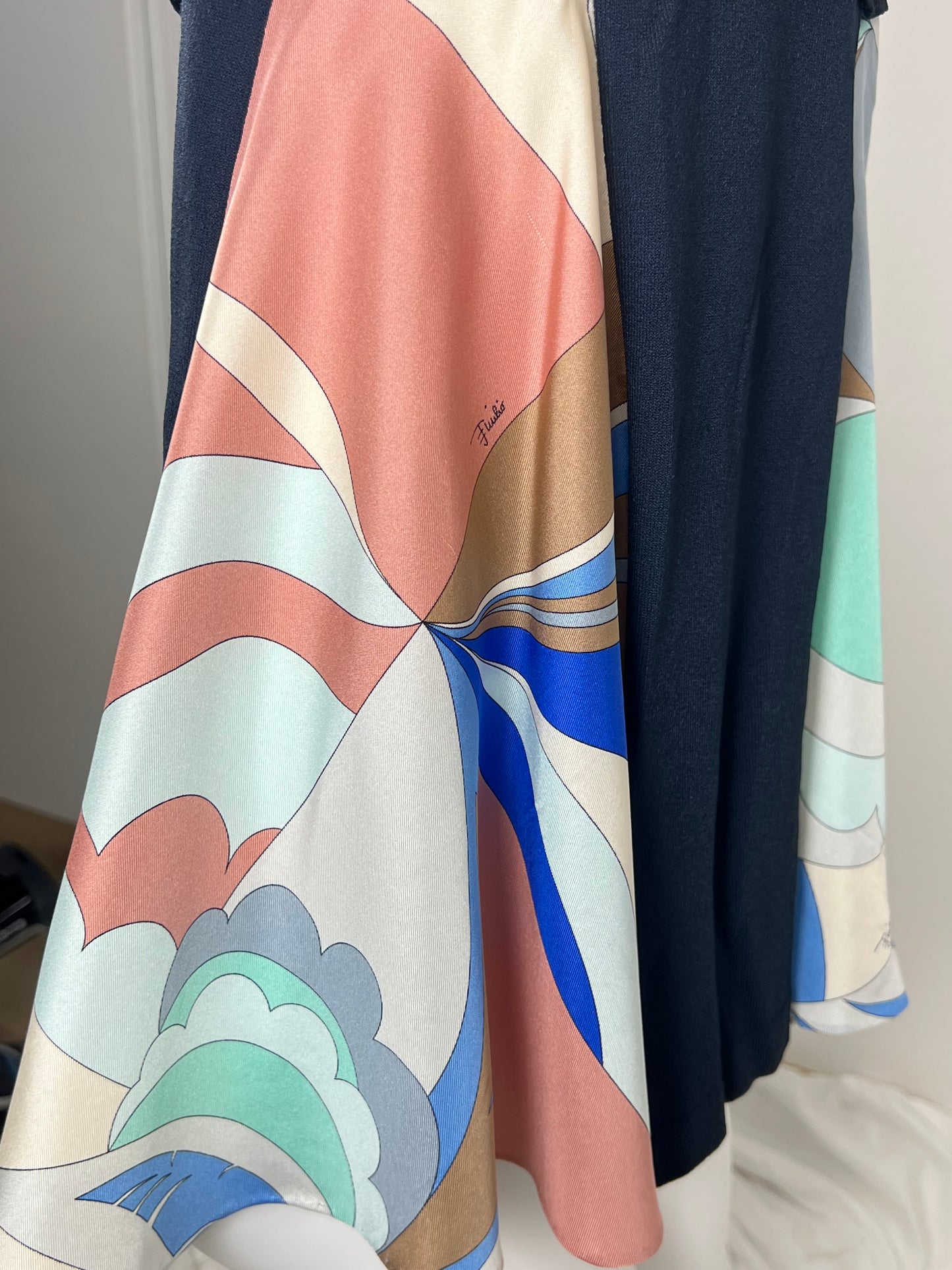 Emilio Pucci Panelled Silk Insert Dress