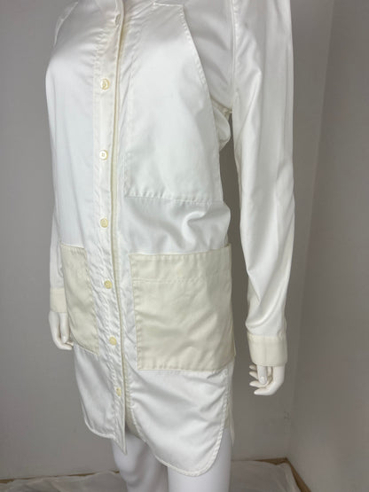 Balenciaga Paris ivory shirt dress