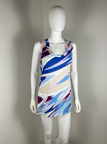 Emilio Pucci Printed Jersey Top / Mini Dress