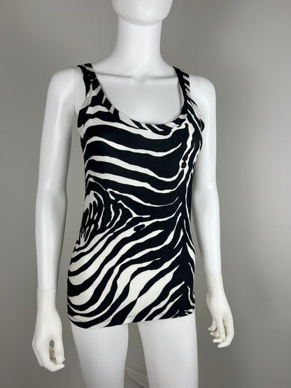 Dolce & Gabbana Beachwear Zebra Tank