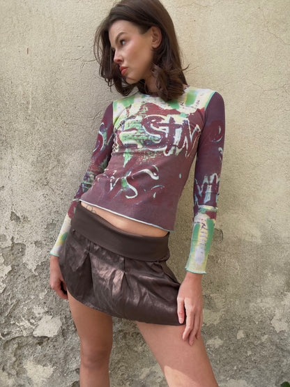 DOLCE & GABBANA
Spray Graphic Mesh Top
Early 2000s