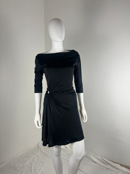 Versus Versace one-shoulder draped dress