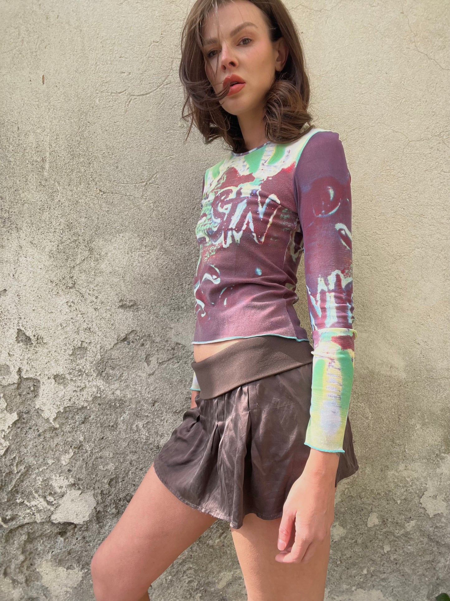 DOLCE & GABBANA
Spray Graphic Mesh Top
Early 2000s