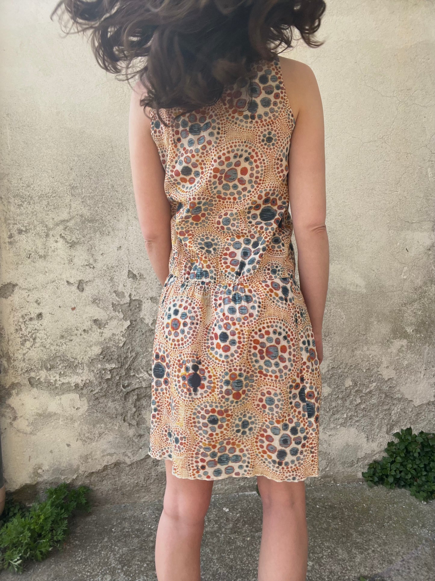 Jean Paul Gaultier Soleil Printed Wrap Dress
