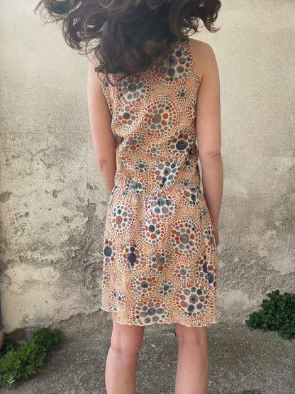 Jean Paul Gaultier Soleil Printed Wrap Dress