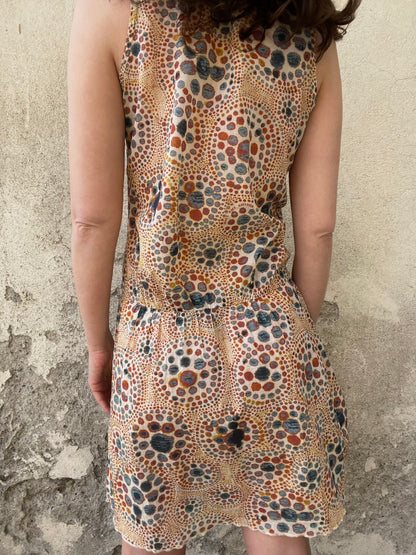 Jean Paul Gaultier Soleil Printed Wrap Dress