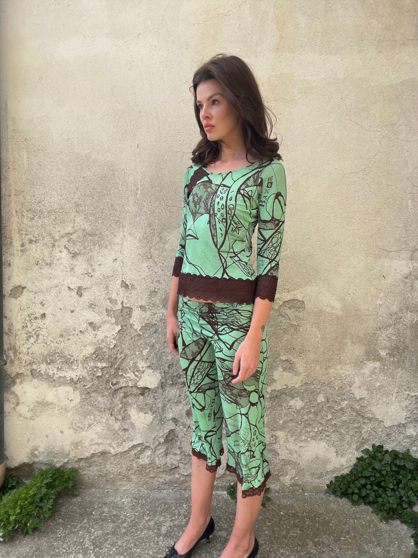 CHRISTIAN LACROIX – BAZAR
Printed Lace Trim Set
Spring/Summer 1999