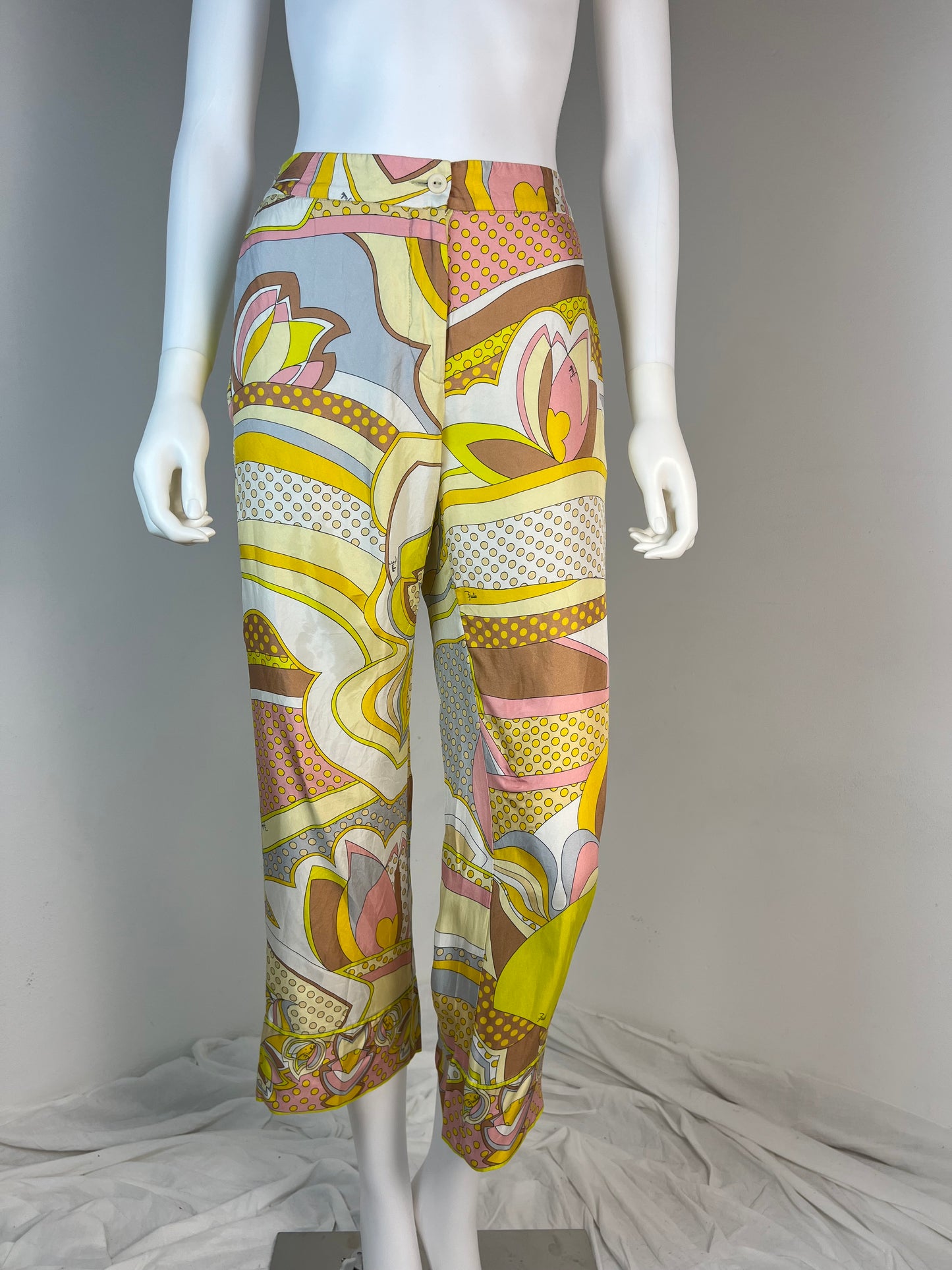 Emilio Pucci Silk Trousers