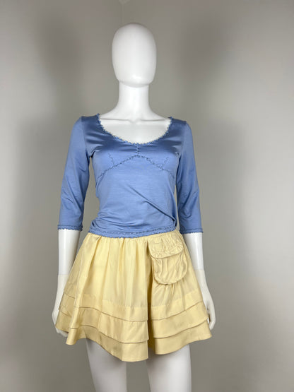 Prada 90% Silk Jersey Top