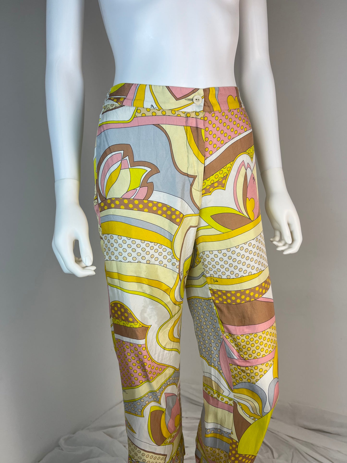 Emilio Pucci Silk Trousers