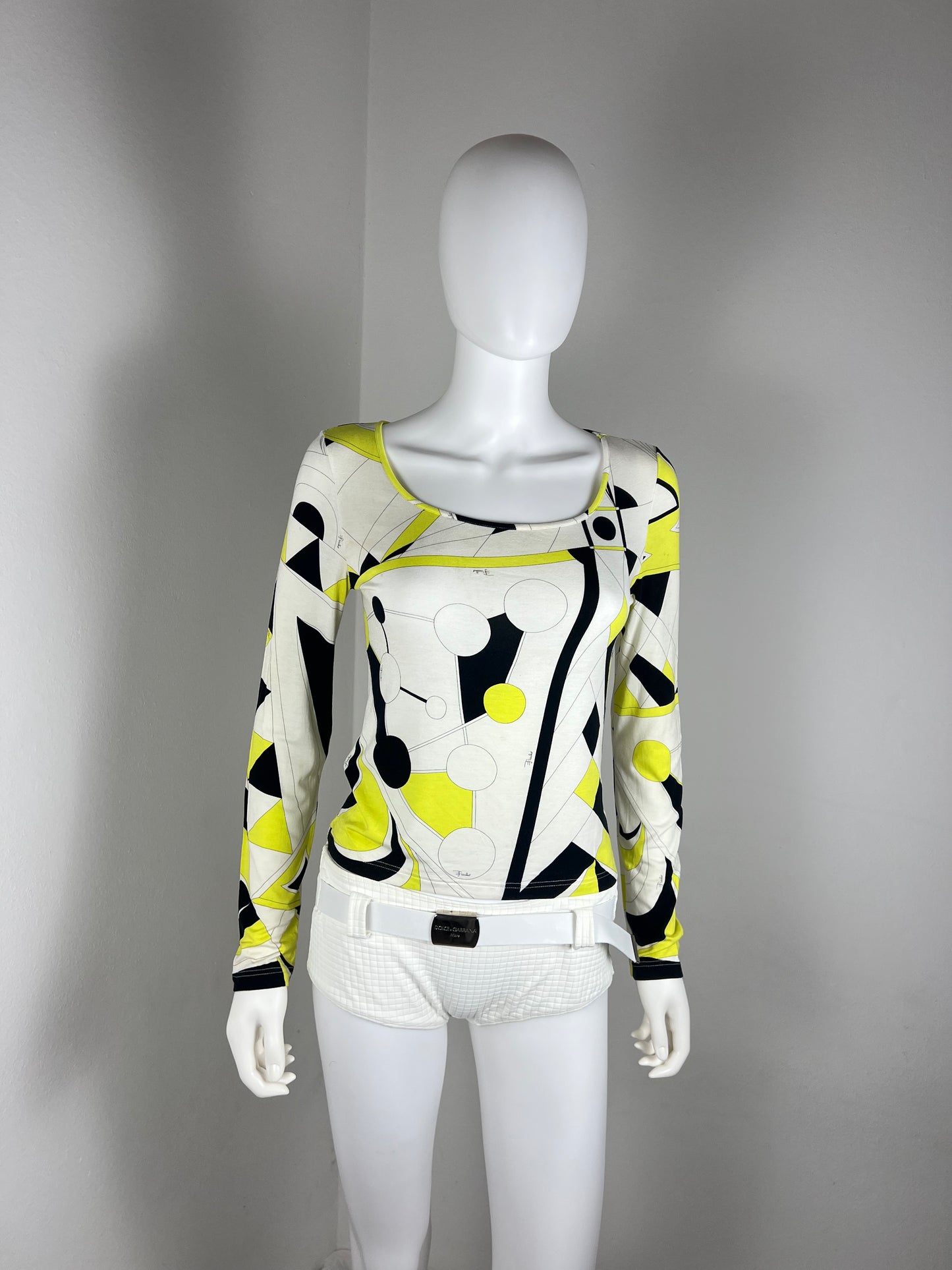Emilio Pucci Graphic Jersey Top