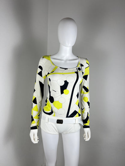 Emilio Pucci Graphic Jersey Top