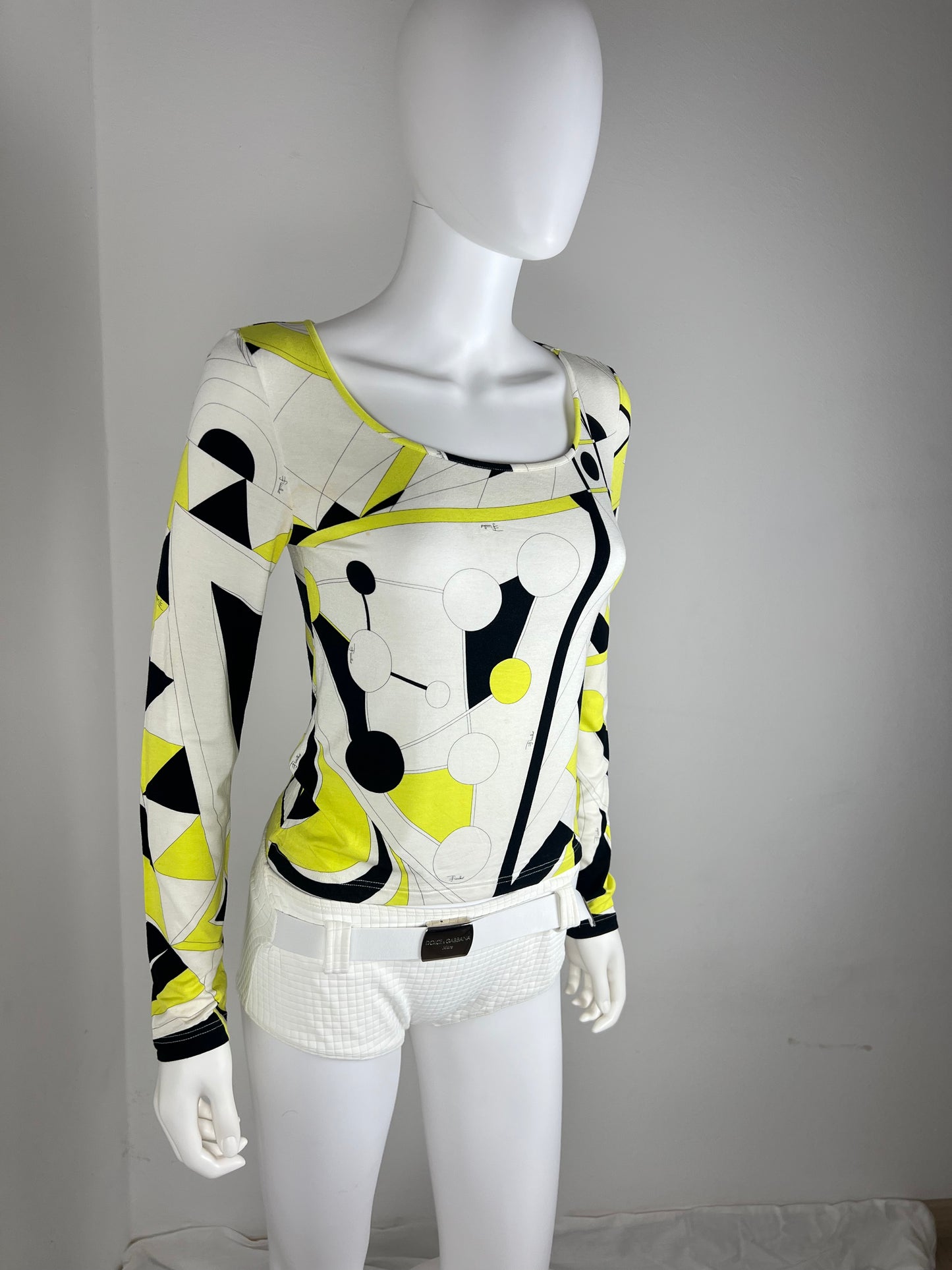 Emilio Pucci Graphic Jersey Top