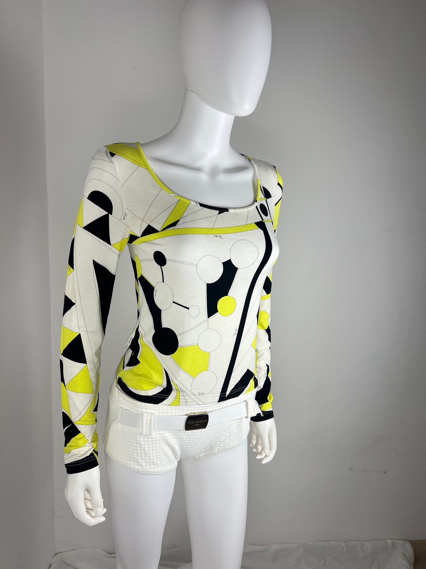 Emilio Pucci Graphic Jersey Top