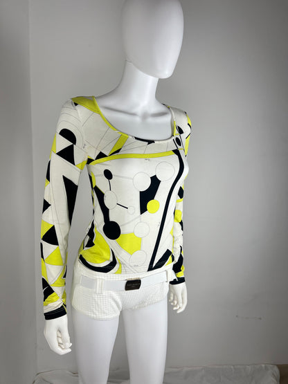Emilio Pucci Graphic Jersey Top