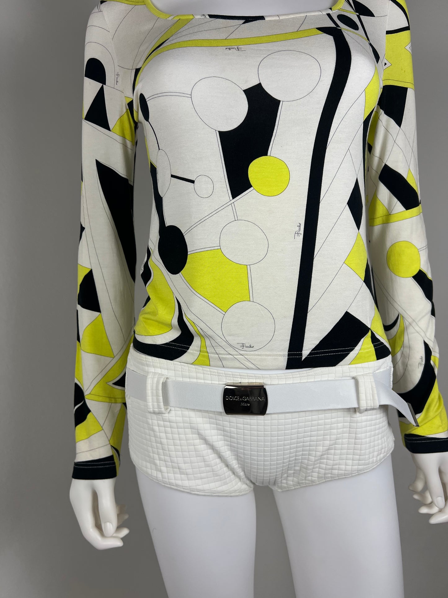 Emilio Pucci Graphic Jersey Top