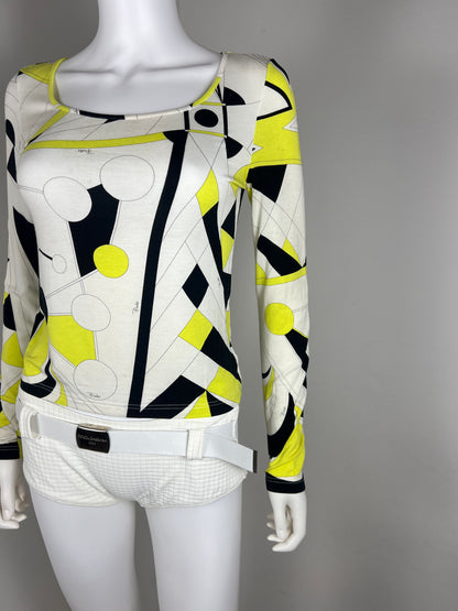 Emilio Pucci Graphic Jersey Top