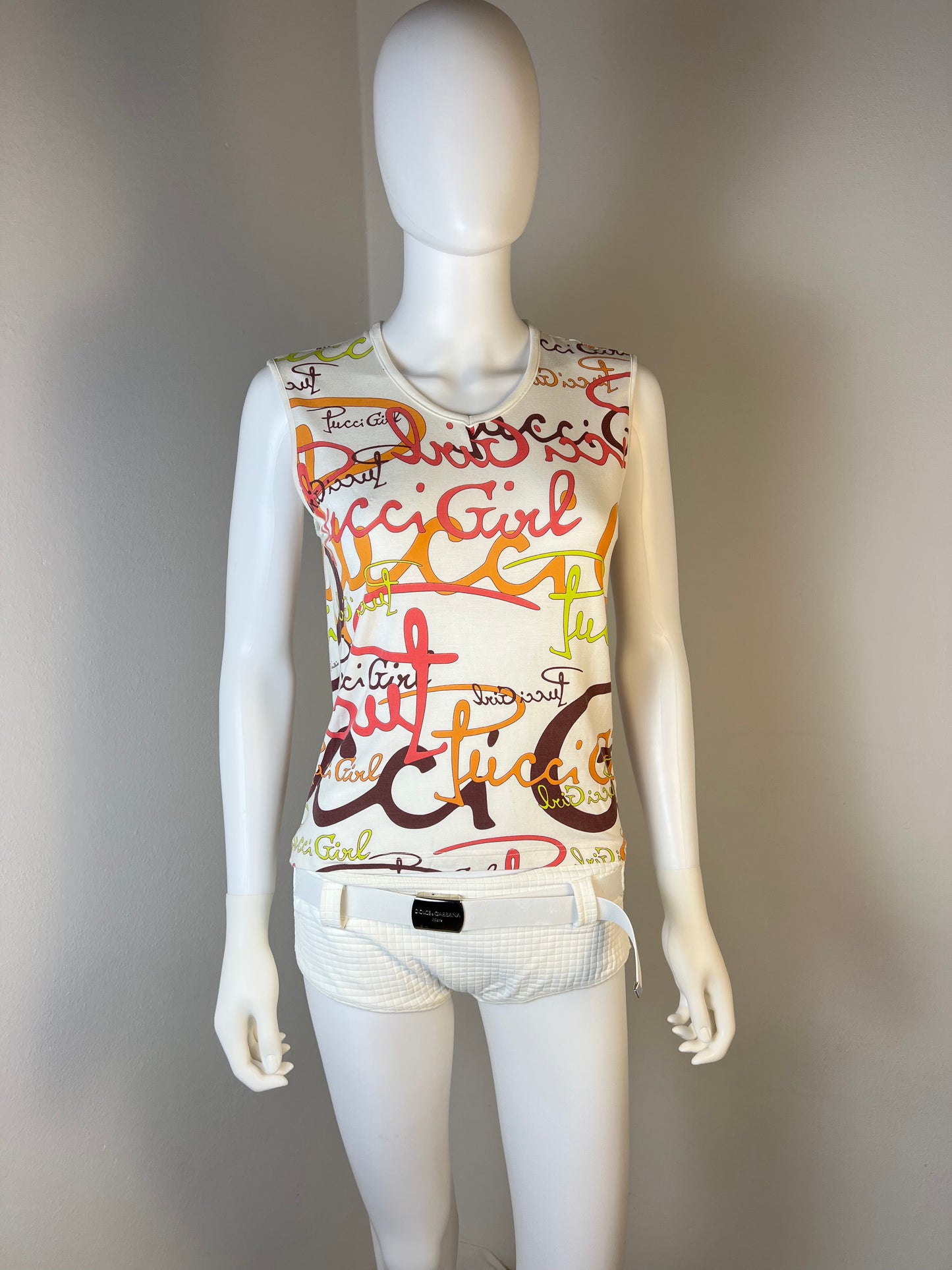 Emilio Pucci "Pucci Girl" Logo Top