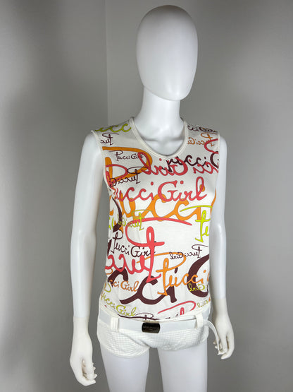 Emilio Pucci "Pucci Girl" Logo Top