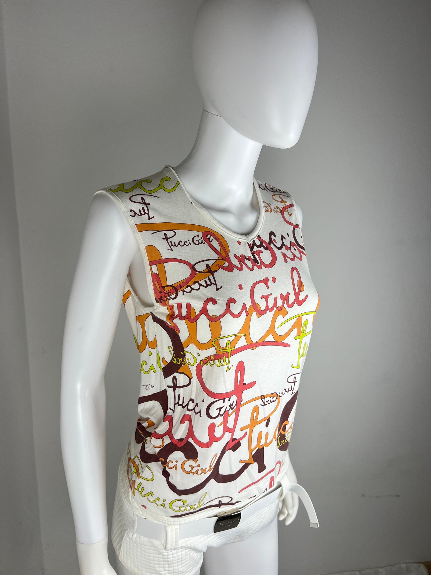 Emilio Pucci "Pucci Girl" Logo Top