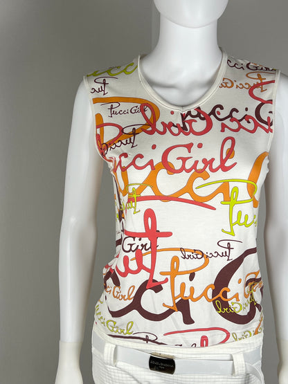 Emilio Pucci "Pucci Girl" Logo Top