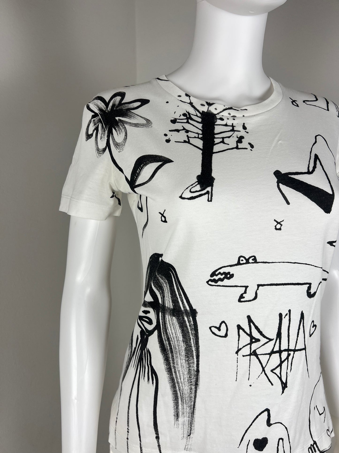 Prada Adam Neate Graphic T-Shirt Unspoken Dialogue (2007)