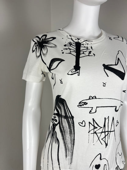 Prada Adam Neate Graphic T-Shirt Unspoken Dialogue (2007)