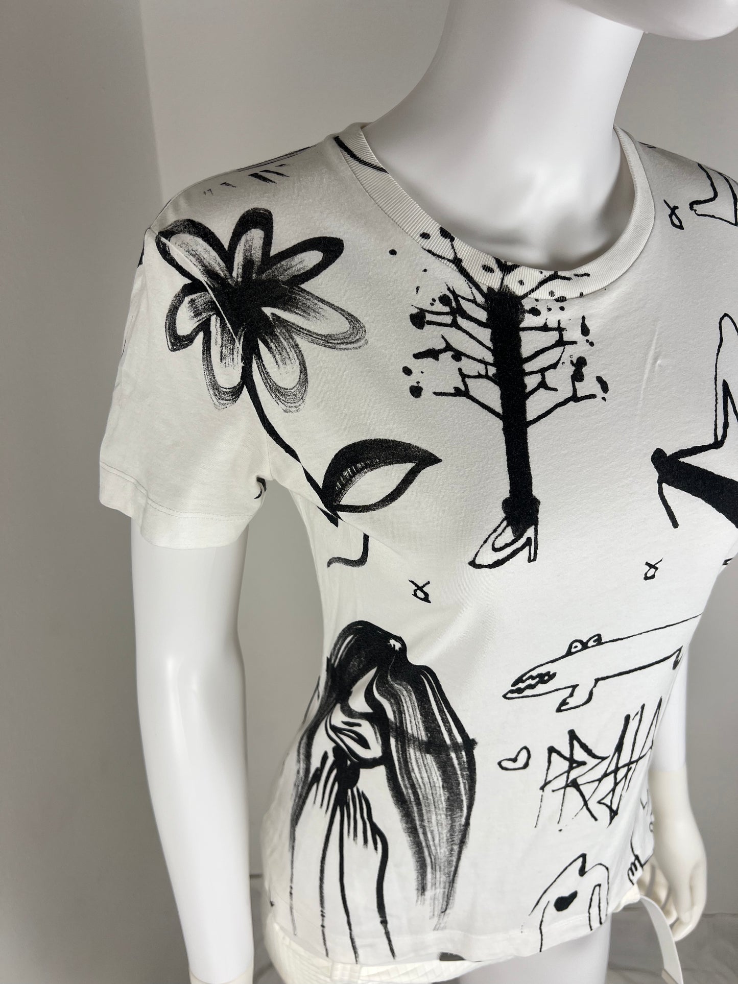 Prada Adam Neate Graphic T-Shirt Unspoken Dialogue (2007)