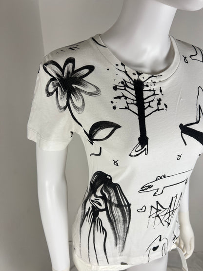 Prada Adam Neate Graphic T-Shirt Unspoken Dialogue (2007)