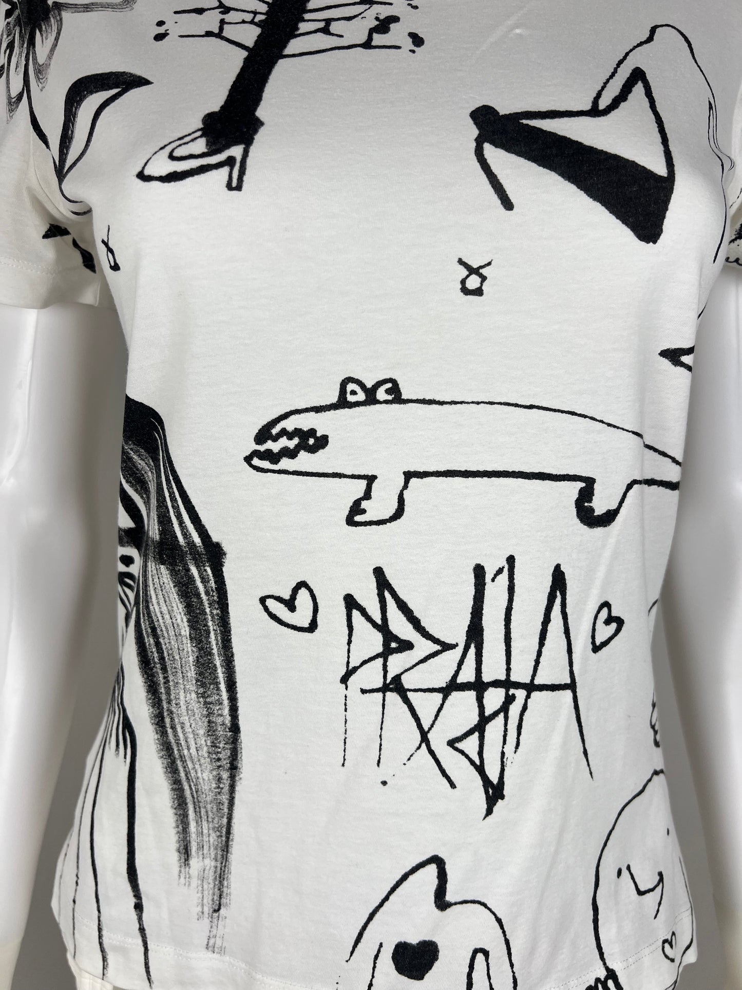 Prada Adam Neate Graphic T-Shirt Unspoken Dialogue (2007)