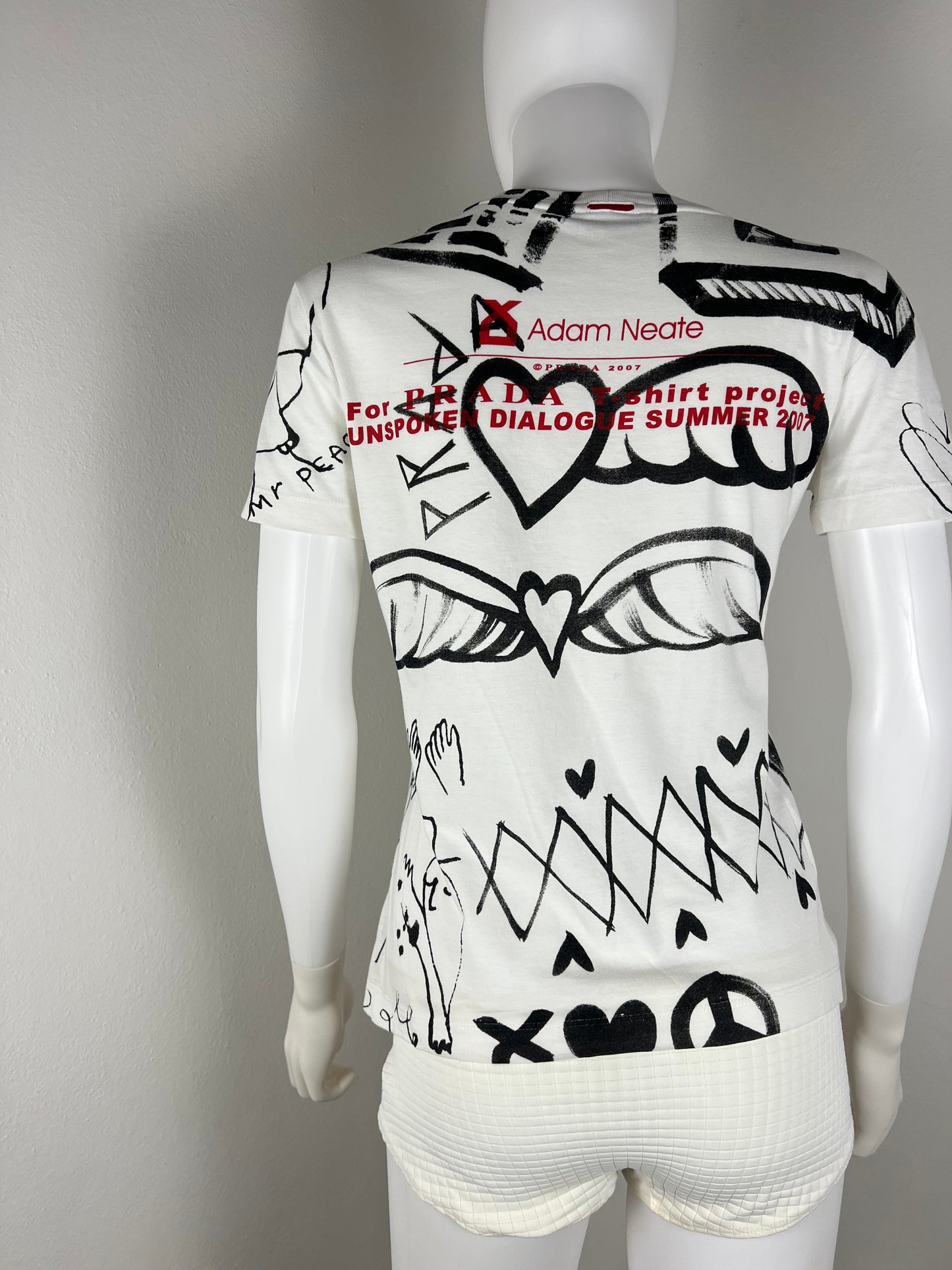 Prada Adam Neate Graphic T-Shirt Unspoken Dialogue (2007)