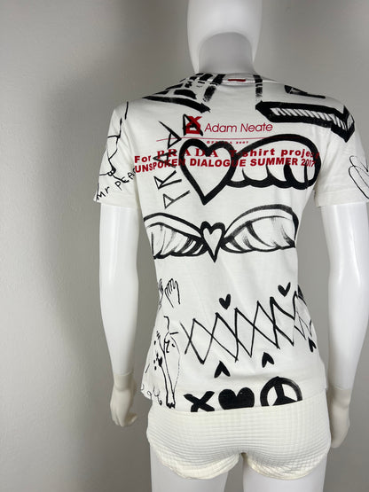 Prada Adam Neate Graphic T-Shirt Unspoken Dialogue (2007)