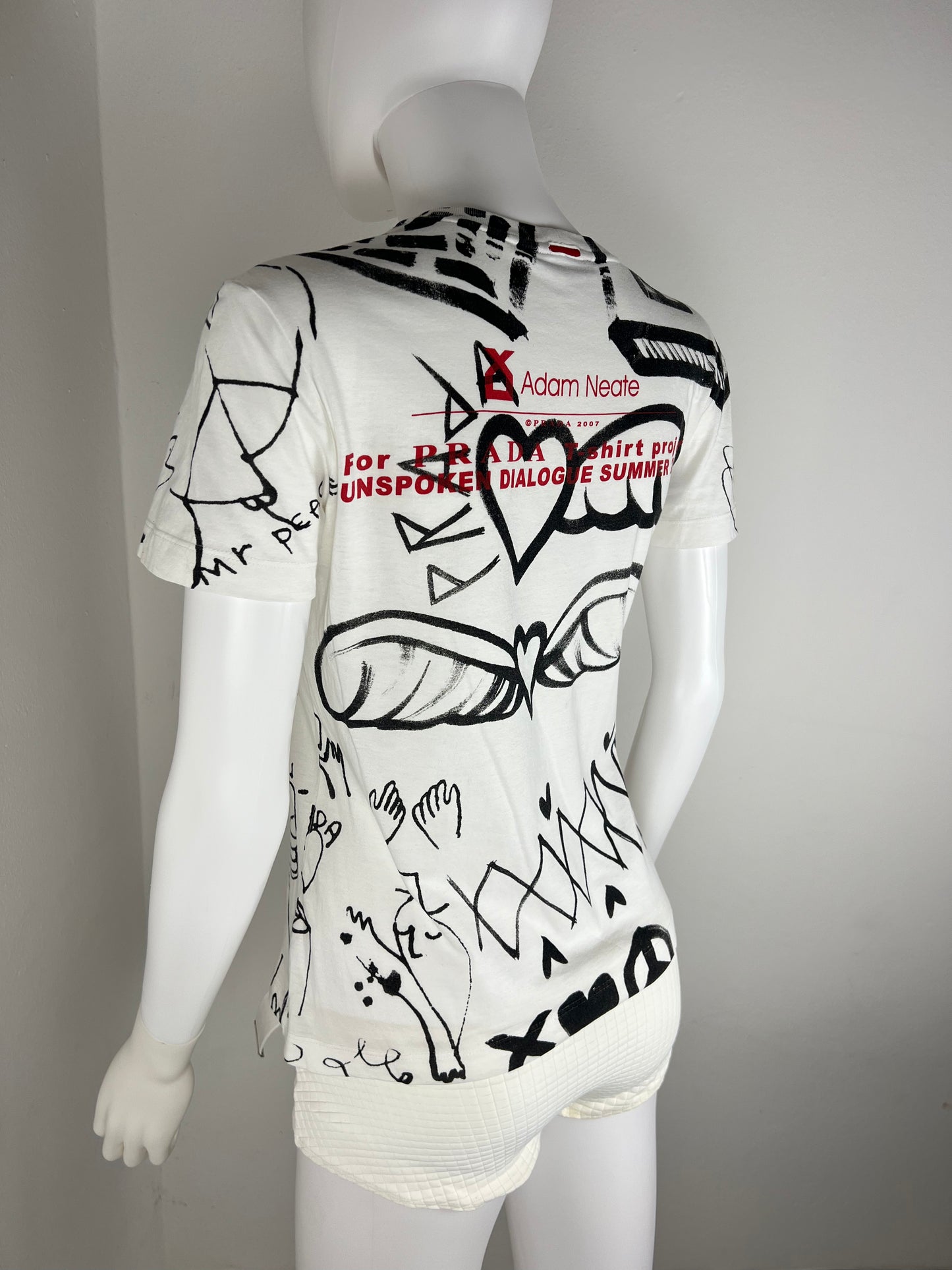 Prada Adam Neate Graphic T-Shirt Unspoken Dialogue (2007)