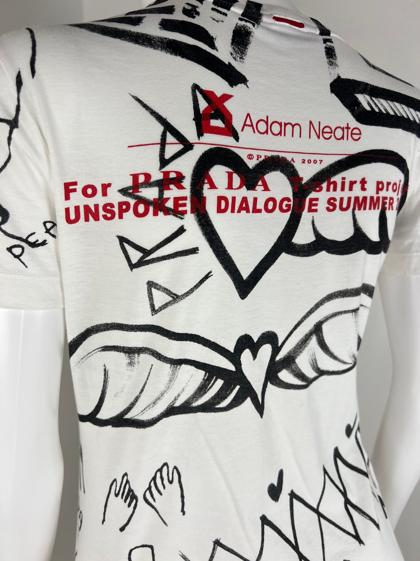 Prada Adam Neate Graphic T-Shirt Unspoken Dialogue (2007)