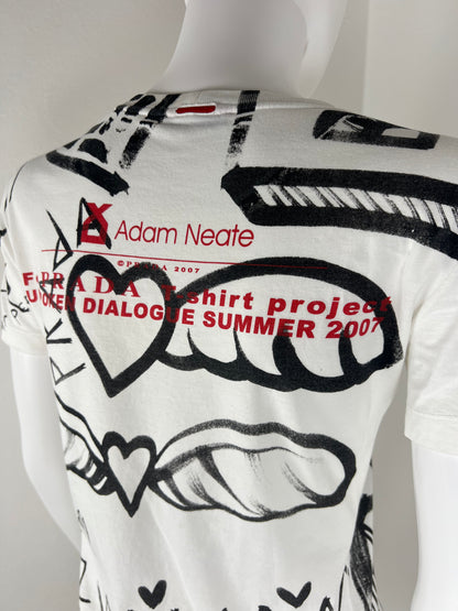 Prada Adam Neate Graphic T-Shirt Unspoken Dialogue (2007)