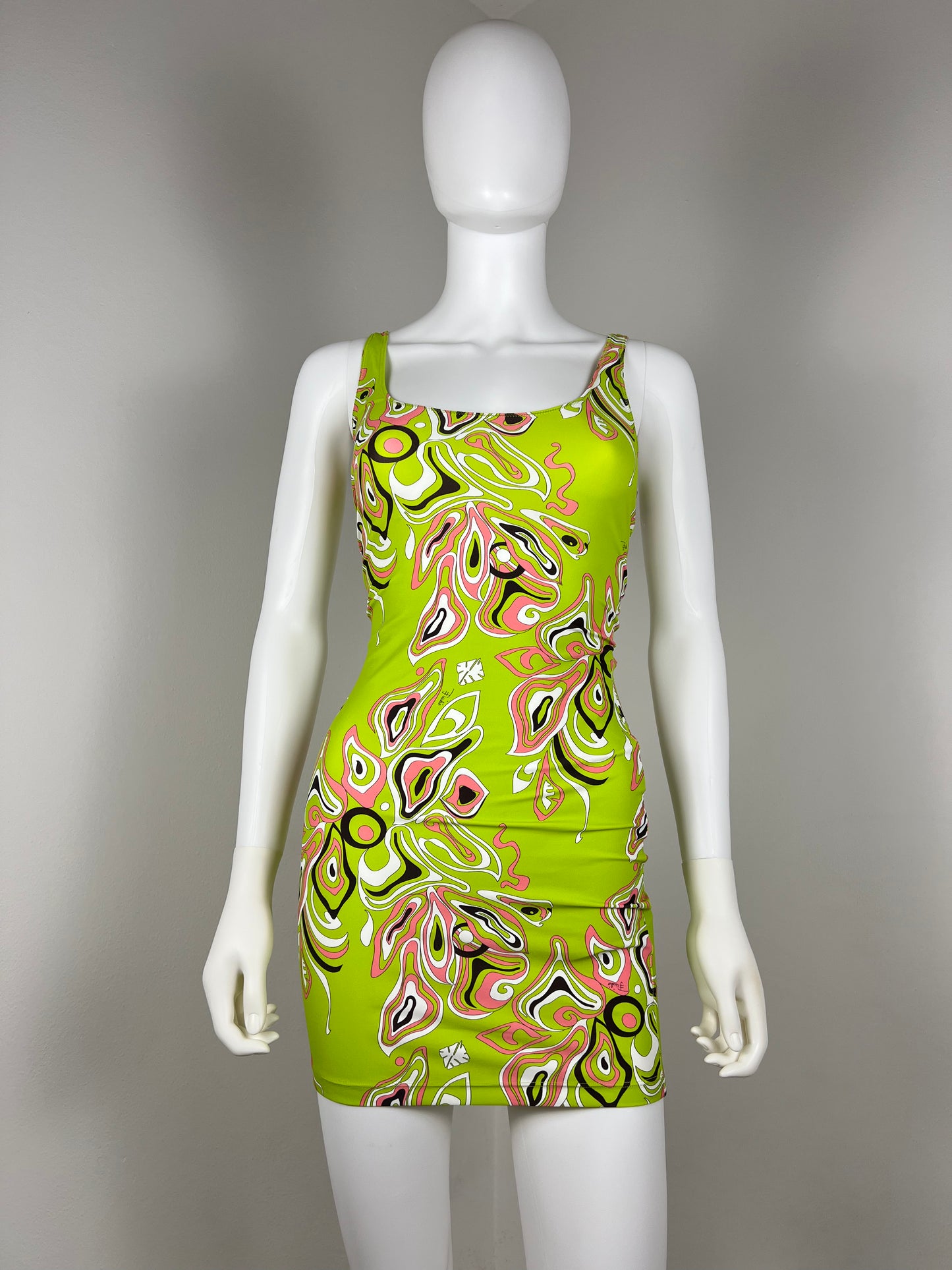 Emilio Pucci Cut-Out Stretch Mini Dress