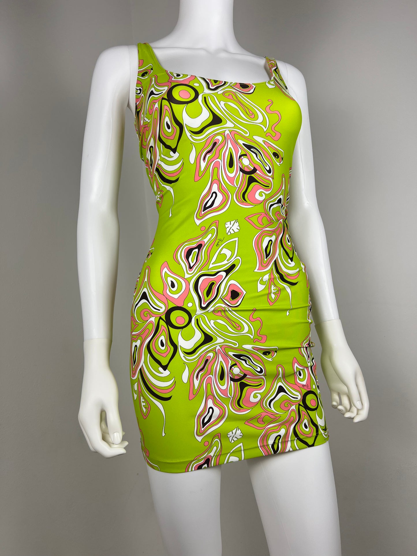 Emilio Pucci Cut-Out Stretch Mini Dress