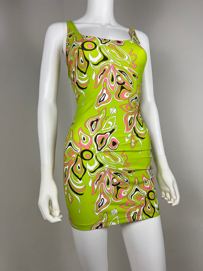 Emilio Pucci Cut-Out Stretch Mini Dress